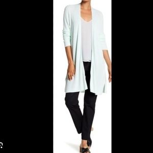 Eileen Fisher Cotton Silk Open Cardigan (NWT)